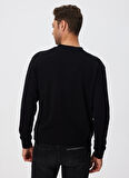 Lee Cooper Bisiklet Yaka Siyah Erkek Sweatshırt 241 LCM 241018 DORRE SIYAH