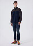 Lee Cooper Lacivert Erkek Polar Sweatshırt 241 LCM 241027 DIAGO LACIVERT-ANTRA