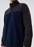 Lee Cooper Lacivert Erkek Polar Sweatshırt 241 LCM 241027 DIAGO LACIVERT-ANTRA