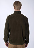 Lee Cooper Dik Yaka Haki Erkek Sweatshırt 241 LCM 241074 FELIX HAKİ