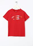 Lee Cooper Baskılı Kırmızı Erkek T-Shirt 242 LCB 242004 ASTIN KIRMIZI