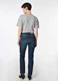 Lee Cooper Geniş Paça Straight Gökmavi Kadın Denim Pantolon 242 LCF 121015 SUSIE ROXY COP MID