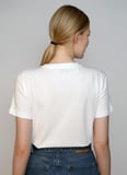 Lee Cooper O Yaka Baskılı Beyaz Kadın T-Shirt 242 LCF 242007 WILD BEYAZ