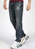 Lee Cooper Normal Bel Slim Fit Erkek Denim Pantolon 242 LCM 121023 JAGGER POSEY DB MID