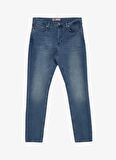 Lee Cooper Normal Bel Slim Fit Erkek Denim Pantolon 242 LCM 121047 JACK BLUE MID
