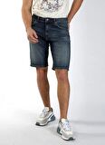Lee Cooper Regular Fit Erkek Denim Şort 242 LCM 121070 ELYO MANDIE DB MID