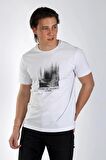 Alvin Erkek O Yaka T-Shirt Beyaz