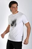 Alvin Erkek O Yaka T-Shirt Beyaz