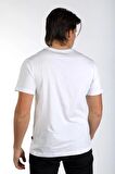 Alvin Erkek O Yaka T-Shirt Beyaz
