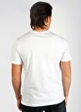 Lee Cooper Yuvarlak Yaka Beyaz Erkek T-Shirt 242 LCM 242004 TESSE BEYAZ