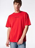 Lee Cooper Yuvarlak Yaka Kırmızı Erkek T-Shirt 242 LCM 242006 AYLEX KIRMIZI