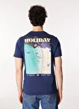 Lee Cooper Yuvarlak Yaka Lacivert Erkek T-Shirt 242 LCM 242012 EWARD A.LACİVERT