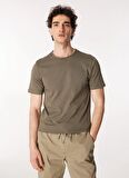 Lee Cooper Yuvarlak Yaka Haki Erkek T-Shirt 242 LCM 242015 GAEL HAKİ