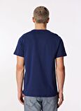 Lee Cooper Yuvarlak Yaka Lacivert Erkek T-Shirt 242 LCM 242017 LONDONLOGO LACİVERT