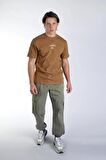 Artaud Erkek O Yaka T-Shirt Taba