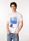 Lee Cooper Yuvarlak Yaka Beyaz Erkek T-Shirt 242 LCM 242022 WINCE BEYAZ