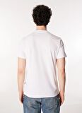 Lee Cooper Yuvarlak Yaka Beyaz Erkek T-Shirt 242 LCM 242022 WINCE BEYAZ