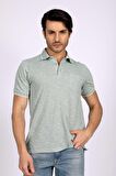 New Jake Erkek Pike Polo Yaka T-Shırt Pastel Yeşili