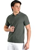 Lee Cooper Haki Erkek Polo T-Shirt 242 LCM 242030 POXLA HAKİ