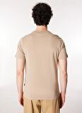 Lee Cooper Yuvarlak Yaka Bej Erkek T-Shirt 242 LCM 242015 GAEL BEJ