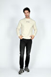 Dorre Erkek O Yaka Sweatshirt Ekru