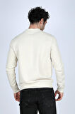 Dorre Erkek O Yaka Sweatshirt Ekru