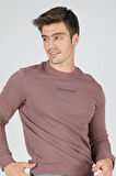 Dorre Erkek O Yaka Sweatshirt Gül Kurusu