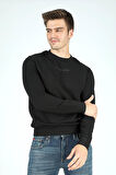 Dorre Erkek O Yaka Sweatshirt Siyah