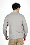 Frose Erkek O Yaka Sweatshirt Gri