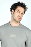 Frose Erkek O Yaka Sweatshirt Gri
