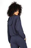 Nile Kadın Kapüşonlu Sweatshirt Lacivert