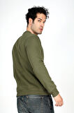 Noah Erkek O Yaka Sweatshirt Haki