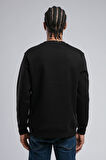 Noah Erkek O Yaka Sweatshirt Siyah