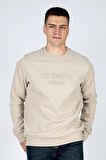 Shawn Erkek O Yaka Sweatshirt Bej