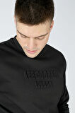 Shawn Erkek O Yaka Sweatshirt Siyah