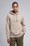 Washington Erkek Kapüşonlu Sweatshirt Bej