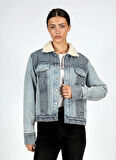 Lee Cooper Mavi Kadın Denim Ceket 251 LCF 131004 VALERY DENIM