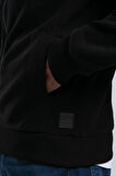 Dreon Erkek Dik Yaka Fermuarlı Sweatshirt Siyah