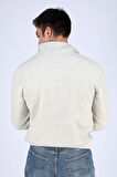 Kenyon Erkek Dik Yaka Sweatshirt Taş