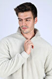 Kenyon Erkek Dik Yaka Sweatshirt Taş