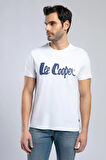 Londonlogo Erkek O Yaka T-Shirt Beyaz-L