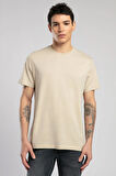 Baselo Erkek O Yaka T-Shirt Bej