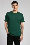 Baselo Erkek O Yaka T-Shirt Zümrüt