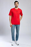 Aylex Erkek O Yaka T-Shirt Kırmızı