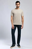 Conroy Erkek O Yaka T-Shirt Bej
