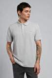 Twins Erkek Polo Yaka T-Shirt Taş