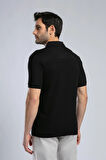Tylen Erkek Polo Yaka T-Shirt Siyah