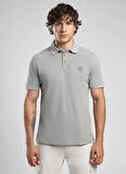 Lee Cooper Polo T-Shirt, XL, Gri