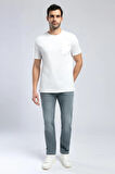 Vincent Erkek O Yaka T-Shirt Ekru