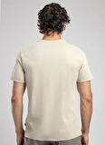Lee Cooper Yuvarlak Yaka Bej Erkek T-Shirt 252 LCM 242019 NEW DRAWING BEJ